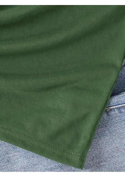 Kelebek & Papatya Baskılı Kadın Pamuk T-Shirt modelleri