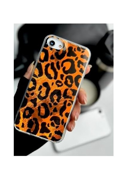 Aksesuar Iphone 7-8 - Se 2020 Shine Leopar Renk Geçişli Esnek Silikon Kılıf - Leopar fiyatları
