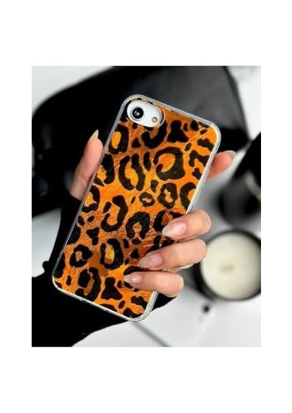 Aksesuar Iphone 7-8 - Se 2020 Shine Leopar Renk Geçişli Esnek Silikon Kılıf - Leopar modelleri