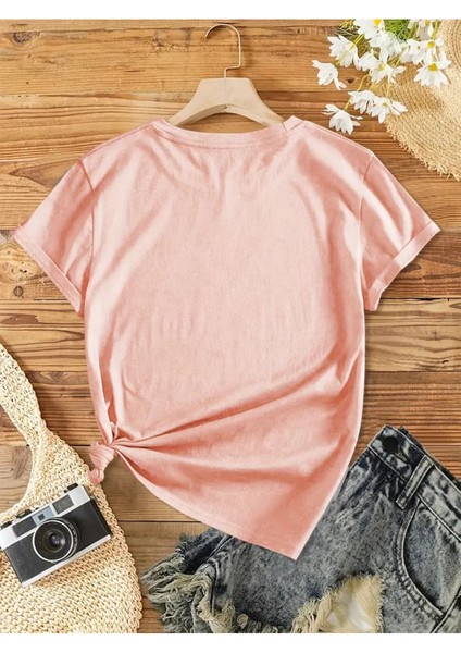 Kitap & Tilki Baskılı Kadın Pamuk T-Shirt fiyatları