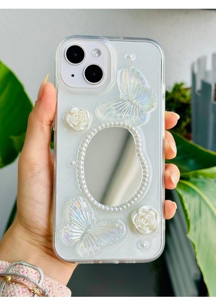 Aksesuar Iphone 13-14 - 15 ile Uyumlu Aynalı Model Silikon Kılıf