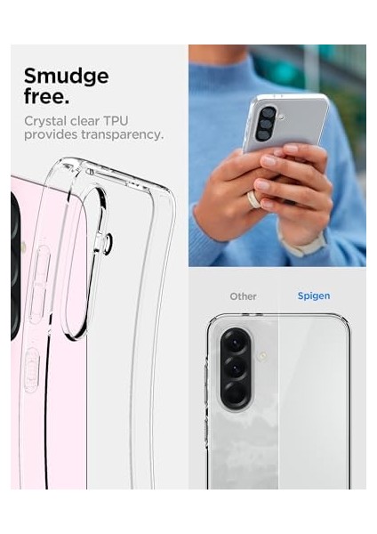 Galaxy A56 Kılıf Liquid Crystal Crystal Clear - ACS09296 modelleri