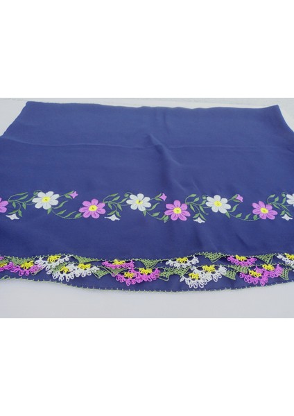 El Emeği Nakış Işlemeli Iğne Oyalı Namaz Örtüsü Çeyizlik Mevlit Başörtüsü Krep Kumaş 145X75 cm modelleri