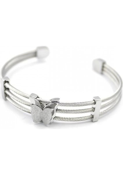 Kelebek Bilezik - Gümüş