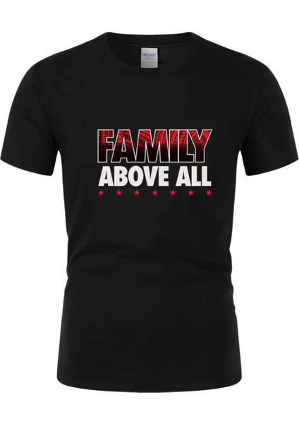 Roman Reigns Levels Above Baskılı Pamuk T-Shirt