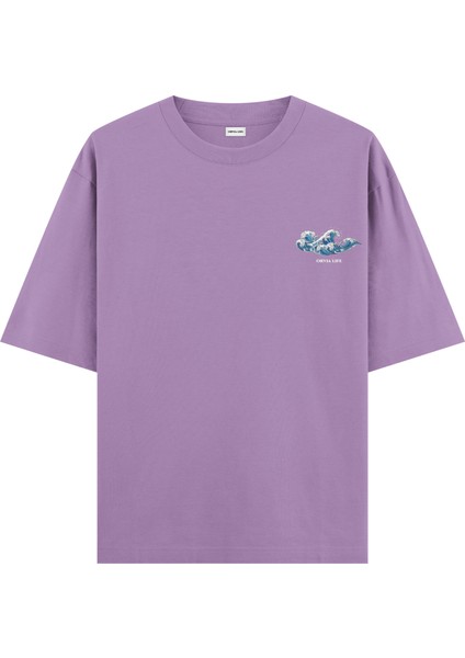 Wave - Oversize T-Shirt Mor