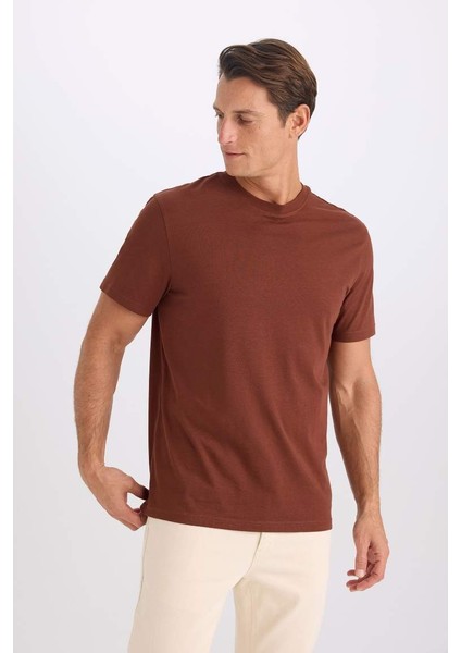 Erkek T-Shirt V7699AZ/BN319 Brown modelleri