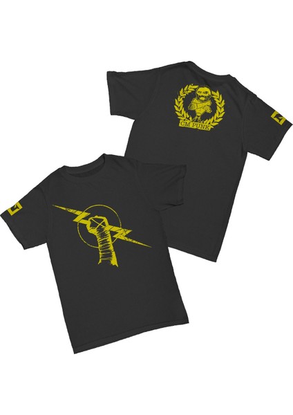 cm Punk Hell Froze Over Baskılı Pamuk T-Shirt
