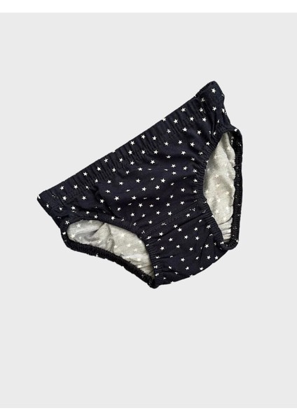 Erkek Çocuk Pamuklu Lacivert Yıldız Desenli Atlet Slip Külot Takımı modelleri