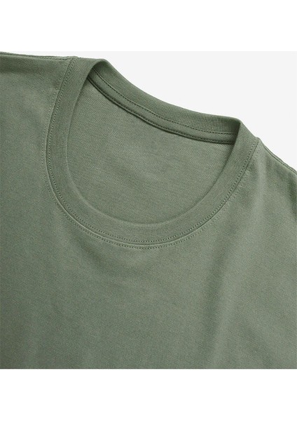 Haki Papatya Baskılı Kadın T-Shirt fiyatları