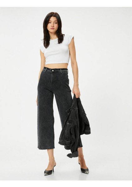 Kadın Jean Pantolon 4SAL40305MD Koyu Indigo