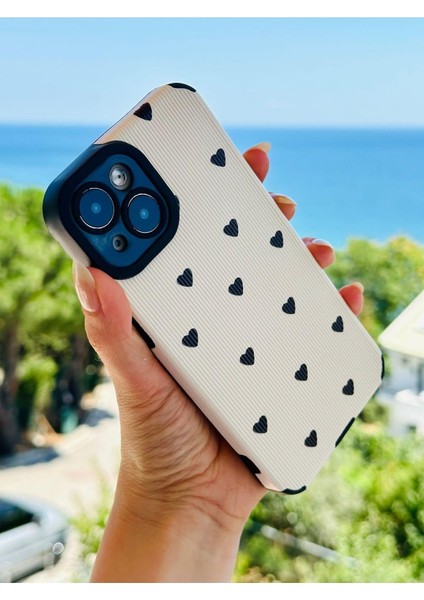 Aksesuar Iphone 13-14 ile Uyumlu Kaplama Tasarımlı Esnek Silikon Kılıf