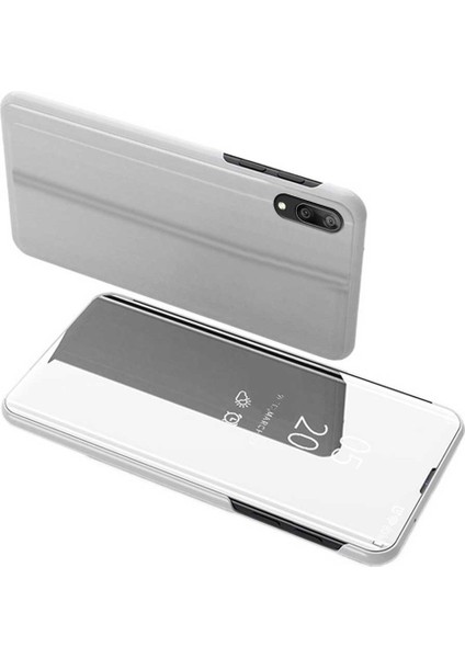 Huawei Y7 Prime 2019 Uyumlu Aynalı Kapaklı Lüx Kılıf