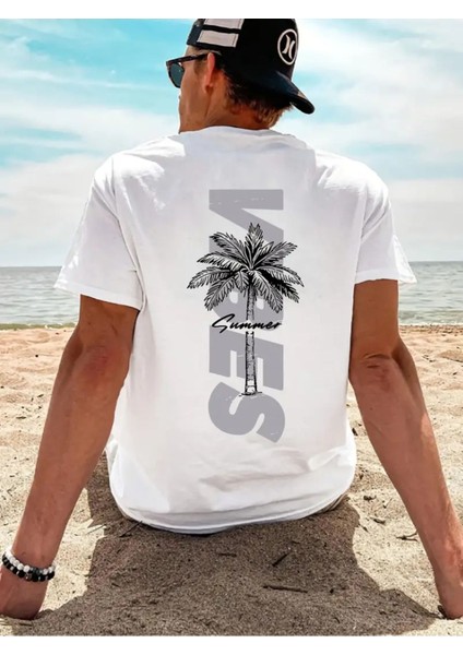 Vıbes Summer Baskılı T-Shirt