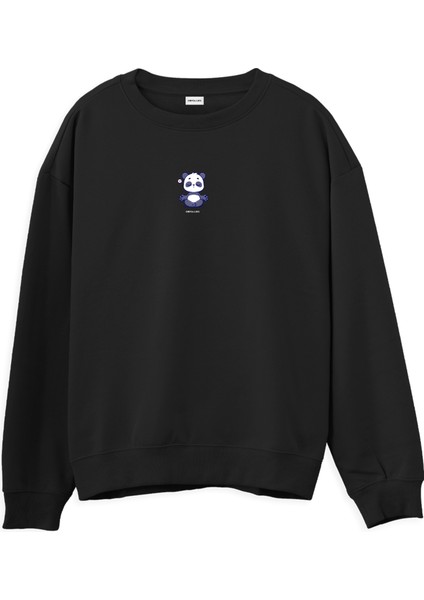 Meditation Yoga Regular Sweatshirt Siyah