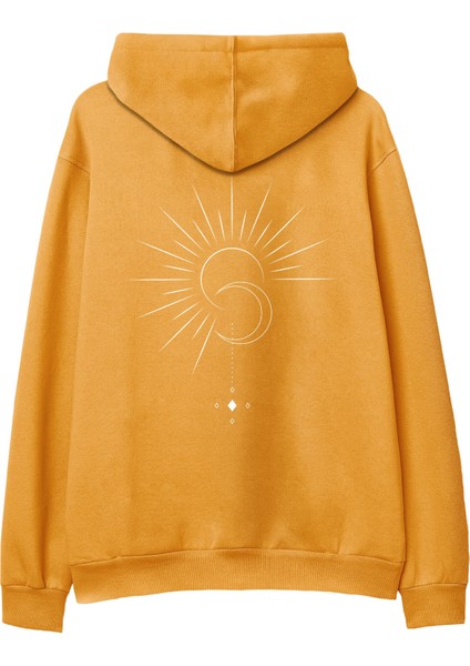 Yin Yang - Hoodie Portakal
