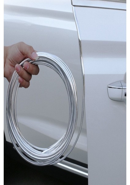 Nikelej 3 Metre x 7mm U Tipi Kendinden Yapışkanlı Nikelaj Kapı Bagaj ve Panjur Şeridi Kapı Fitili fiyatları