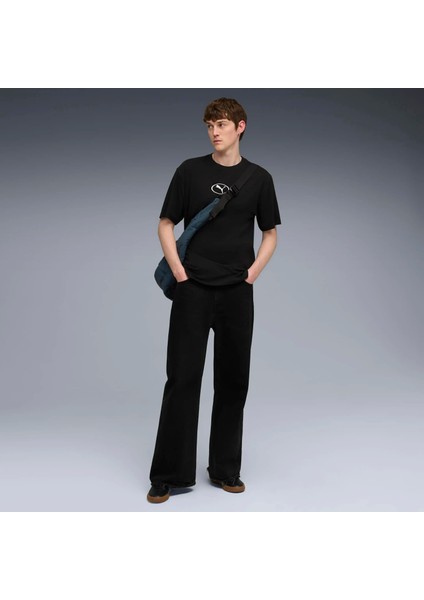 Erkek Siyah Puma Puma Sport Relaxed Tee Siyah Erkek T-Shirt modelleri