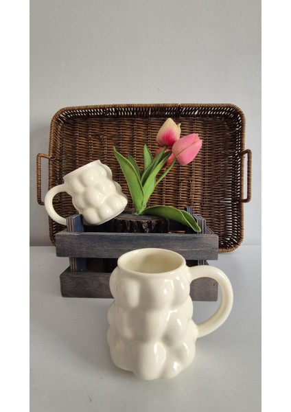 2'li Mug Porselen Üzümbardak 260 ml