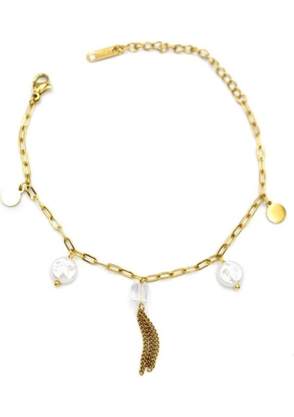 Inci Bileklik - Altın