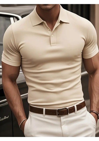 Polo Yaka Regular Fit Erkek Pamuk T-Shirt