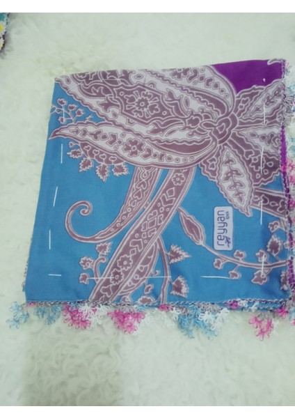 ve Reyhan El Emeği Iğne Oyası Yazma , Fular ,yemeni, Mevlüt Örtüsü ,hediyelik 4 Kenarı Oyalı