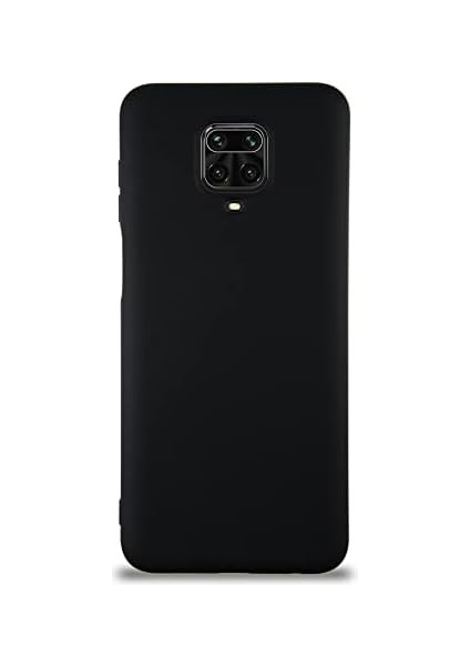 Iletişim Xiaomi Redmi Note 9 Pro ile Uyumlu Kapak ile Uyumlu Içi Kadife Lansman Silikon Kılıf - Siyah fiyatları