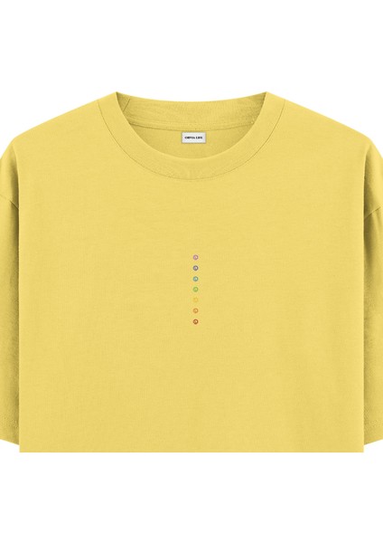 Chakra Yoga Oversize T-Shirt Sarı fiyatları