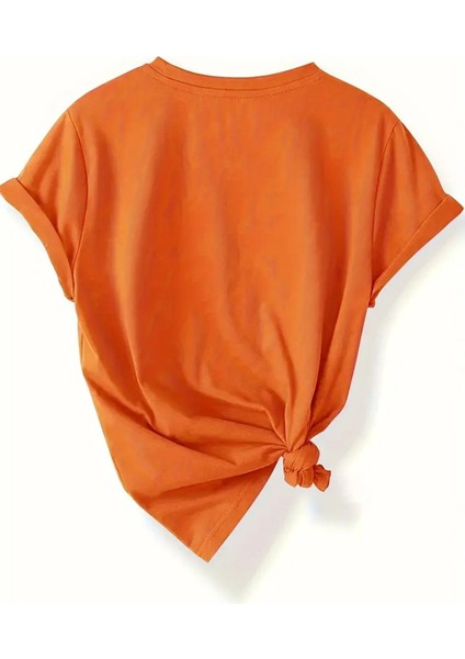 Leopar Desen Baskılı Kadın Pamuk T-Shirt fiyatları