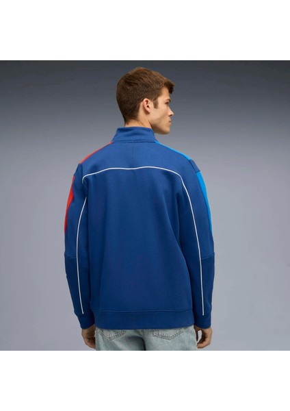 Erkek Puma Bmw Mms Mt7+ Sweat Jacket Mavi Erkek Fermuarlı Üst fiyatları