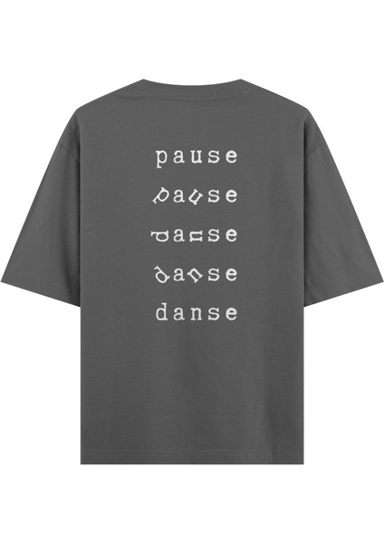 Danse - Oversize T-Shirt Antrasit