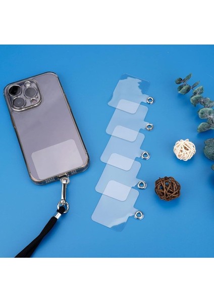 Telefon Boyun Askı Aparatı 5'li Paket, Universal - Şeffaf