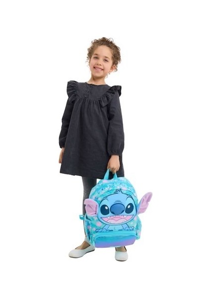 Smiggle Stitch 36 cm Anaokul ve Ilkokul Aşırı Şirin Çanta Kapüşon Detaylı fırsatları