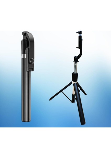 iPhone 16 Pro Uyumlu R1-L Mini Tripod Selfie Stick 3 In 1 fiyatları