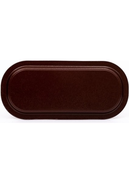 EE168-8B Elegance Burgundy Desenli Oval Tepsi 16X35 cm fırsatları