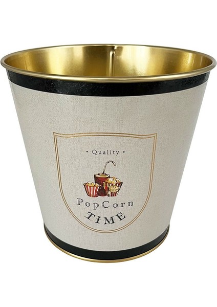 Metal Patlamış Mısır Kovası 2,6 Lt – Dayanıklı Dokulu Yüzey, Sızdırmaz Kapaklı ve Çok Amaçlı Kullanım fiyatları