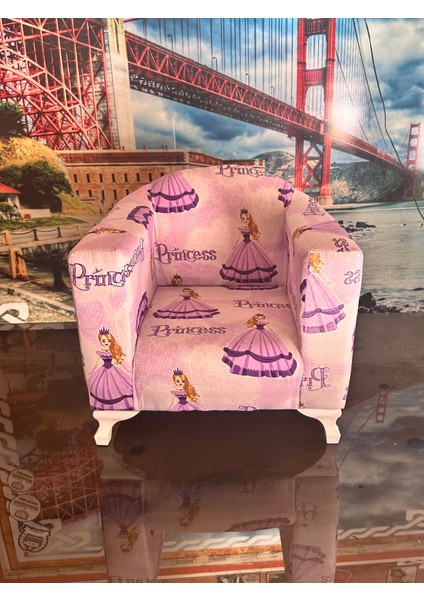 Mor Prenses Temalı 0/6 Yaş Ayaklı Çocuk Koltuğu