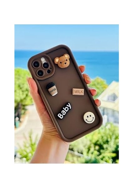 Aksesuar Iphone 12 ve 12 Pro ile Uyumlu Özel Tasarım 3D Oyuncak Tasarımlı Esnek Silikon Kılıf modelleri