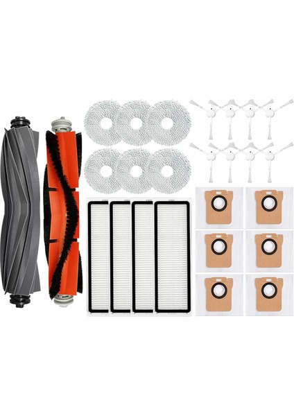 Xiaomi Robot Vakum Için X10+ X10 Plus B101GL Ana Yan Fırça Hepa Filtre Toz Çantası Rag Mop Aksesuarları (Yurt Dışından)