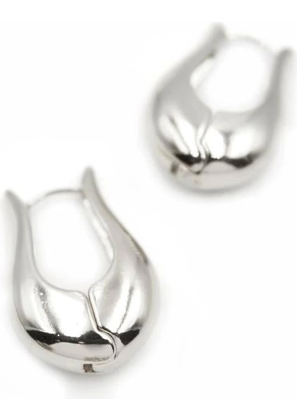 Lale Küpe - Gümüş