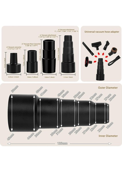 12PCS Evrensel Vakum Ataşmanları 1-1/4in Elektrikli Süpürgeler Aksesuarları Fırça Uzatma Asası Nozul Çatlak Aleti Islak Kuru (Yurt Dışından) fiyatları