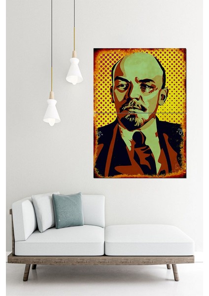 Vladimir Lenin Dekoratif Mdf Tablo 70CMX 100CM fiyatları
