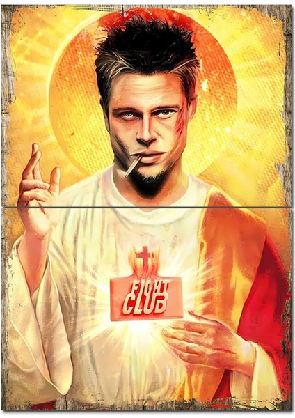 Fight Club Dövüş Kulubü Mdf Poster 70CMX 100CM
