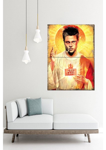 Fight Club Dövüş Kulubü Mdf Poster 70CMX 100CM fiyatları