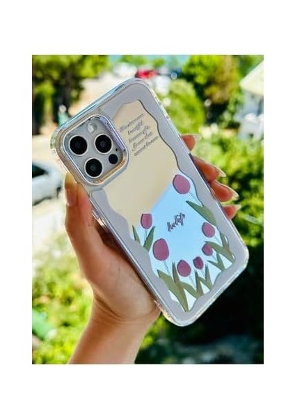 Aksesuar Iphone 12-12 Pro ile Uyumlu Aynalı Darbe Önleyici Kamera Korumalı Silikon Kılıf fiyatları