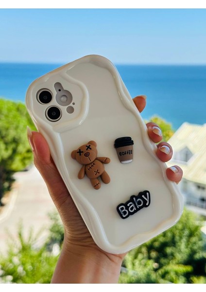 Aksesuar Iphone 12 ve 12 Pro ile Uyumlu Özel Tasarım 3D Oyuncak Tasarımlı Esnek Silikon Kılıf