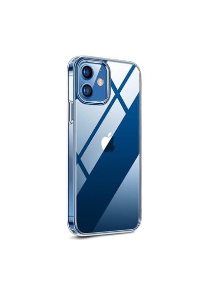 Apple Iphone 12 Kamera Korumalı Şeffaf Silikon Kılıf
