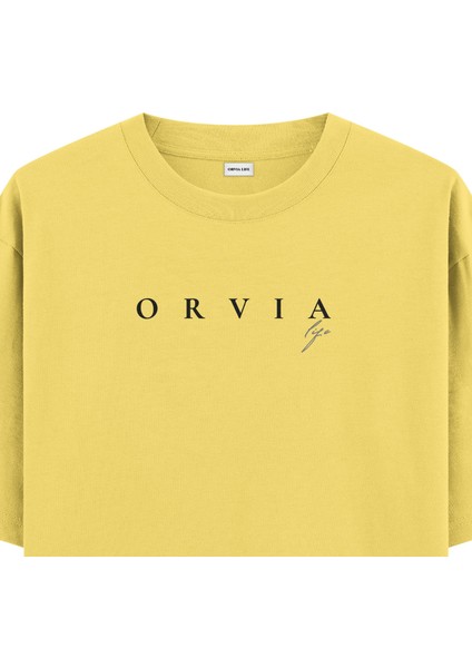 Orvialife - Oversize T-Shirt Sarı fiyatları
