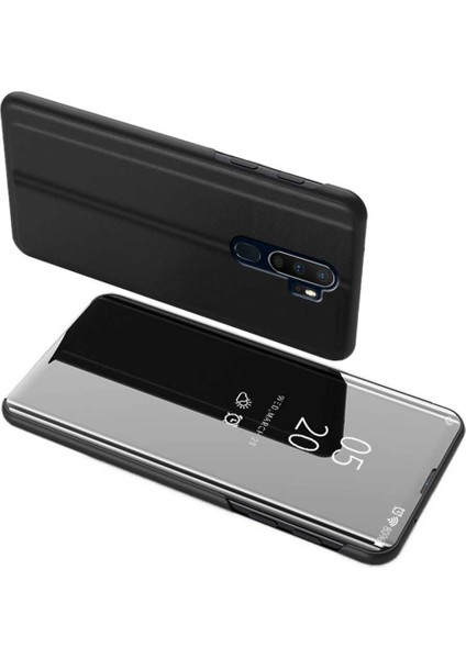 Oppo A5 2020 / A9 2020 Uyumlu Aynalı Kapaklı Lüx Kılıf