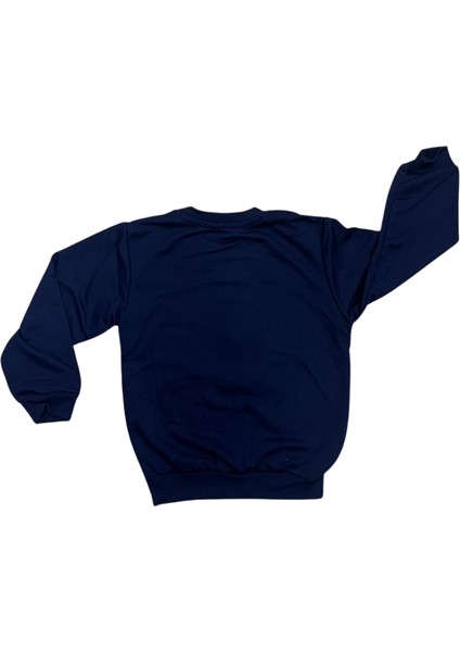 Erkek Çocuk Uzun Kol Bisiklet Yaka Ayıcıklı Sweatshirt modelleri